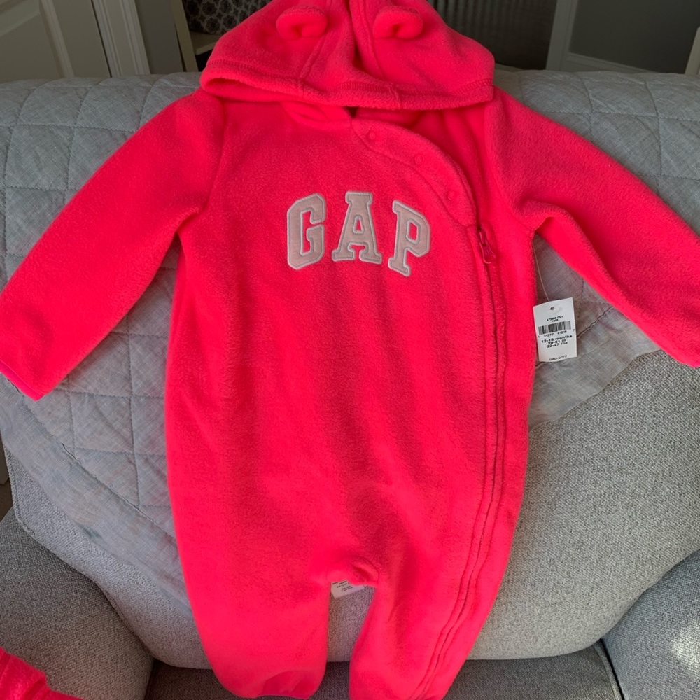 GAP Fleece One Piece Outerwear 12-18 Months NWT
